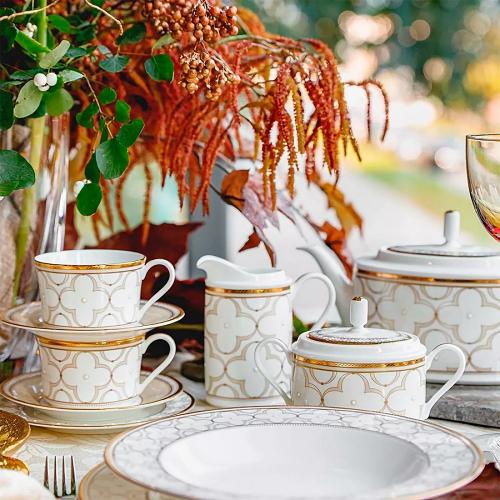 Чайник заварочный 1,3 л Noritake Trefolio Gold белый