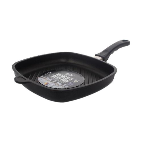 Сковорода-гриль алюминиевая квадратная 26х26 см AMT Frying Pans