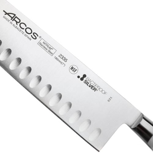 Нож Сантоку 18 см Arcos Riviera Blanca белый - 5 фото