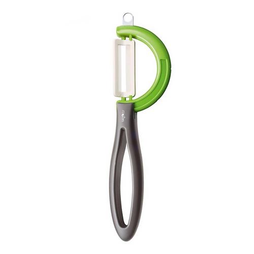 Овощечистка двухсторонняя с поворотным лезвием 20х9 см MOHA Reverso Ceramic