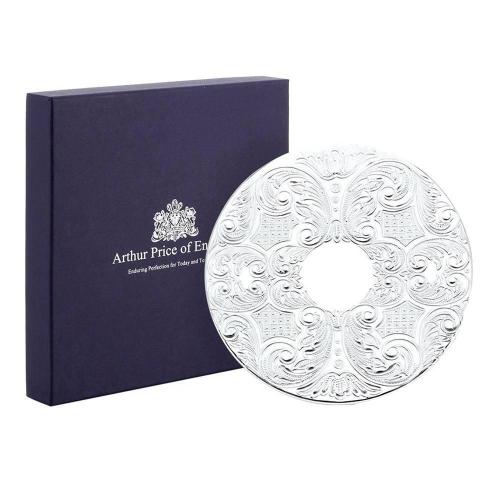 Набор посеребренных подставок под кружки 9 см Embroidery Arthur Price 4 пр