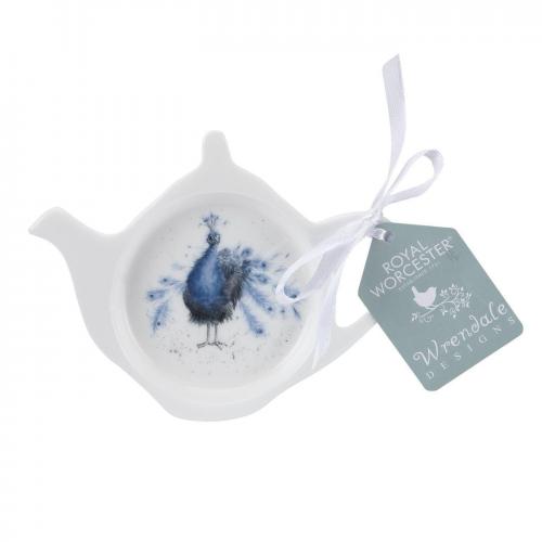 Подставка для чайного пакетика Павлин 13 см Royal Worcester Забавная фауна