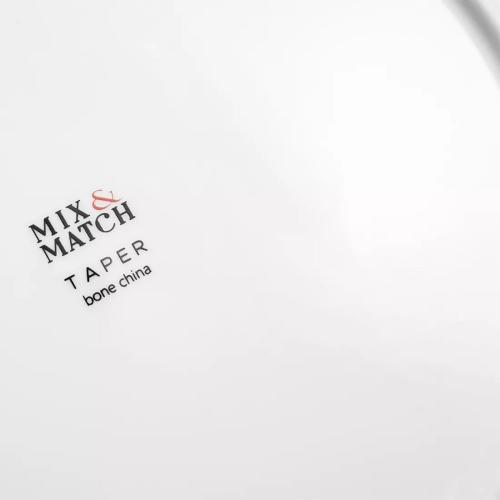 Набор обеденных тарелок Mix&Match Taper 6 пр белый