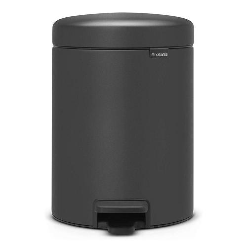 Мусорный бак с педалью 5 л Brabantia NewIcon черный