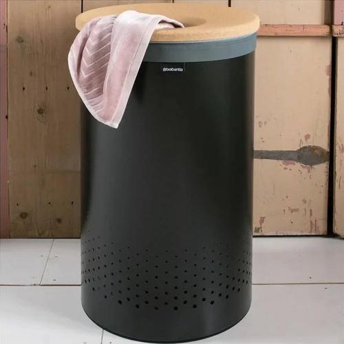 Бельевой бак 60 л Brabantia черный