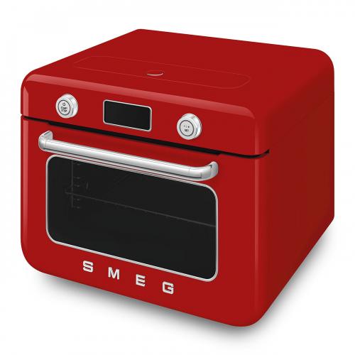 Мини-печь 50х50 см SMEG 50’s Style COF01RDEU красная