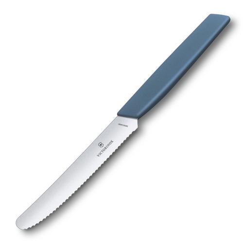 Столовый нож 11 см Victorinox Swiss Modern синий