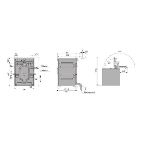 Стиральная машина 60 см Asko Professional WMC6743VB.T титан