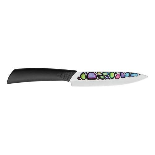 Нож универсальный 12,5 см Mikadzo Imari White черный