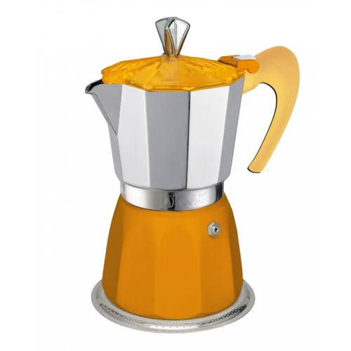 Кофеварка гейзерная на 3 чашки G.A.T. Deliza желтая