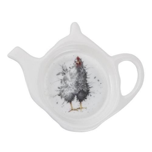 Подставка для чайного пакетика Любопытная курица 13 см Royal Worcester Забавная фауна
