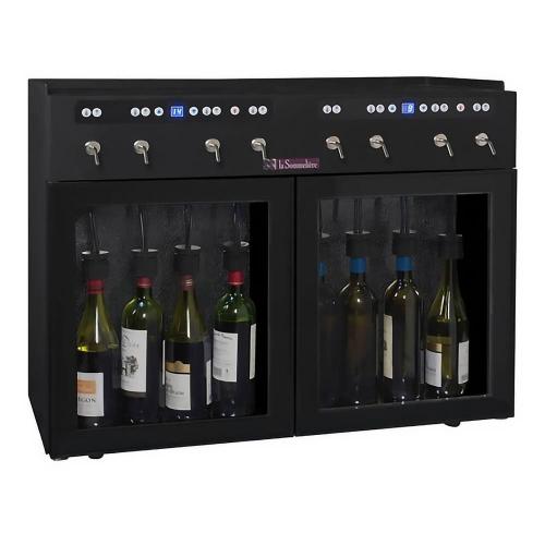 Диспенсер для вина на 8 бутылок La Sommeliere DVV8M черный