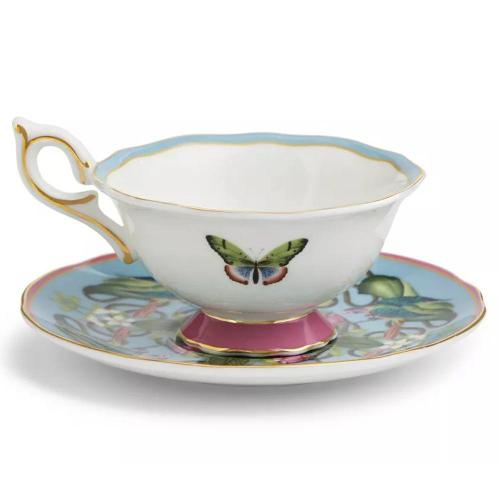 Чайная пара 140 мл Wedgwood Wonderlust белая