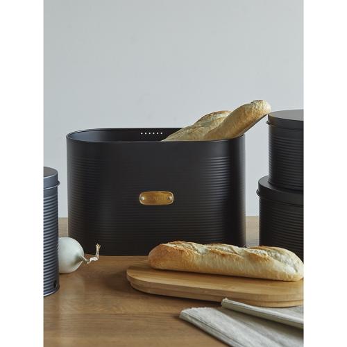 Хлебница 17,6х33,5 см Smart Solutions Irmel черная