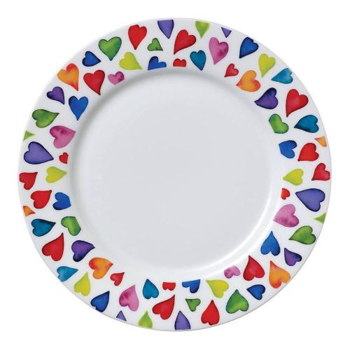 Тарелка закусочная Добрые сердца 22 см Dunoon Plate