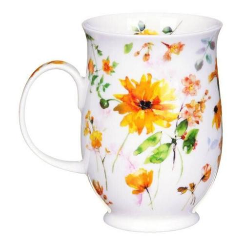 Кружка 310 мл Dunoon Suffolk Floral Harmony желтая
