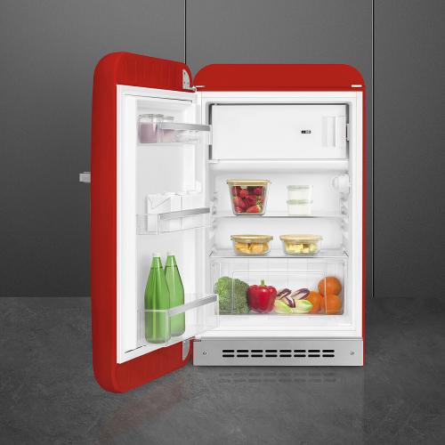 Холодильник 97х54,5 см SMEG 50’s Style FAB10LRD6 красный
