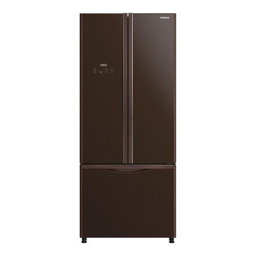 Холодильник French Door 178х75 см Hitachi French Bottom Freezer R-WB562PU9 GBW коричневое стекло