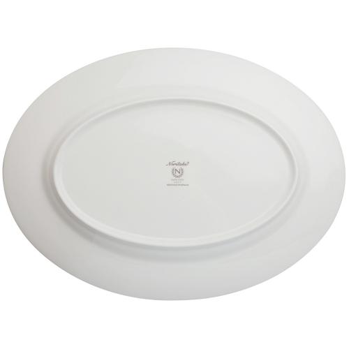 Сервировочное блюдо Noritake Montvale Platinum белое