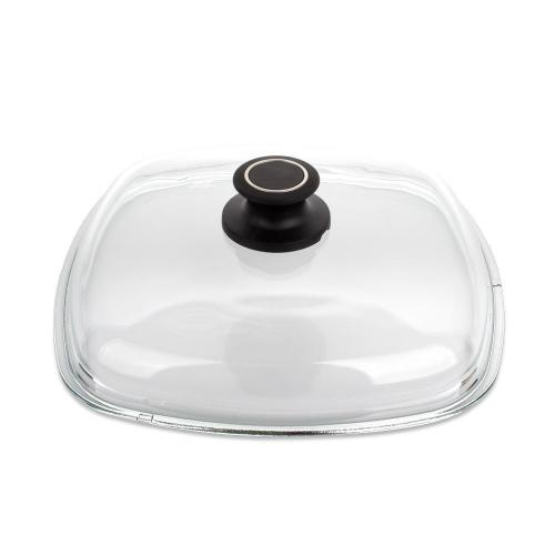 Крышка стеклянная квадратная 26x26 см AMT Glass Lids