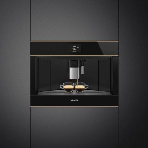 Встраиваемая кофемашина 2,4 л Smeg Dolce Stil Novo CMS4604NRRU черная