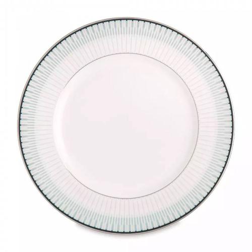Тарелка закусочная 22 см Noritake Bogart Platinum белая