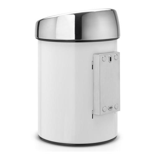 Ведро для мусора 3 л Brabantia Touch Bin белое