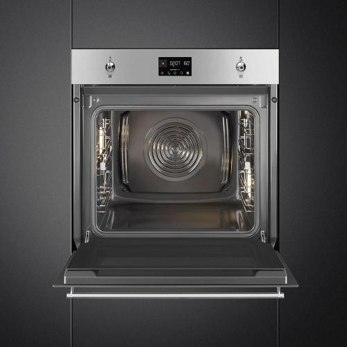 Духовой шкаф 59 см Smeg Classica SO6302TX стальной