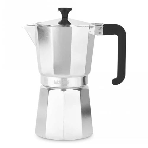 Кофеварка гейзерная на 9 чашек Kitchen Craft La Cafetiere стальная