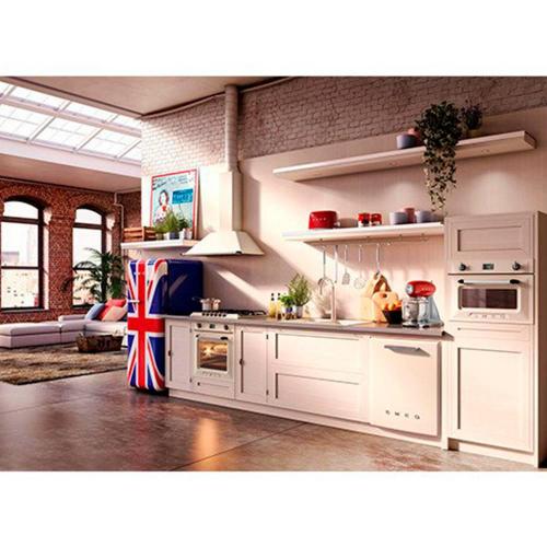 Холодильник однокамерный 153х60 см Smeg 50's Style FAB28LDUJ3 британский флаг