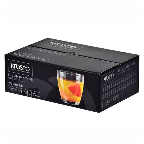 Набор стаканов для воды 300 мл Krosno Illumination 6 пр