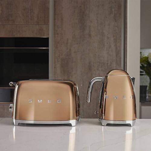 Чайник электрический 1,7 л Smeg 50's Style KLF03RGEU розовое золото - 4 фото