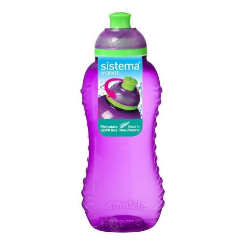 Бутылка для воды 460 мл Sistema Hydrate фиолетовая