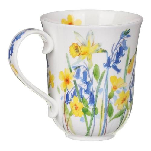 Кружка 330 мл Dunoon Braemar Cottage Flowers желтая