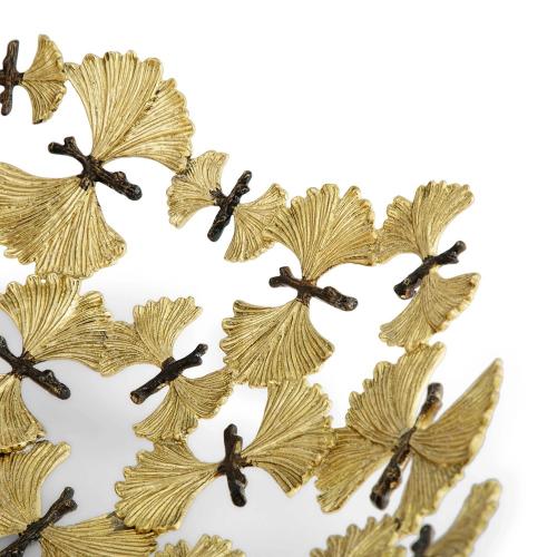 Сервировочное блюдо 47х11 см Michael Aram Butterfly Ginkgo золотое