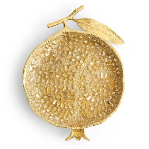 Сервировочное блюдо 30х23х2,5 см Michael Aram Pomegranate золотое