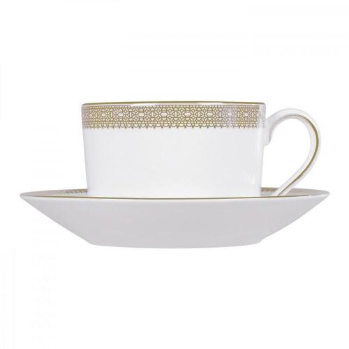 Блюдце чайное 14 см Wedgwood Vera Wang Lace Gold