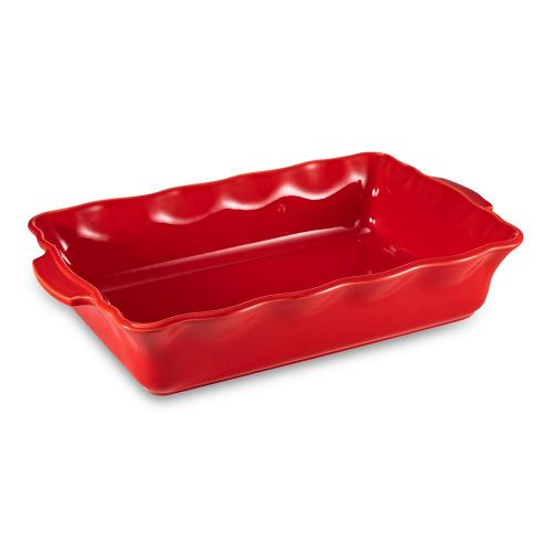 Блюдо для запекания 41х25 см Esprit de cuisine Festonne красное