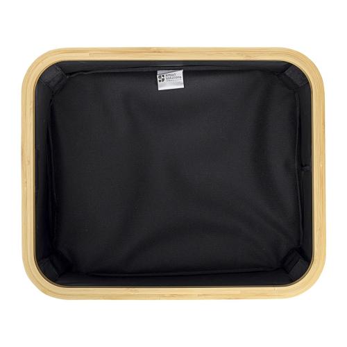 Корзина для белья 40х33 см 20 л Smart Solutions Neat Low черная