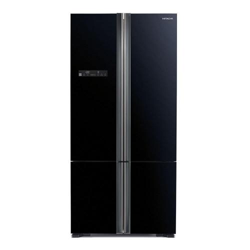 Холодильник French Door 184х86 см Hitachi French Bottom Freezer R-WB732PU5 GBK черное стекло