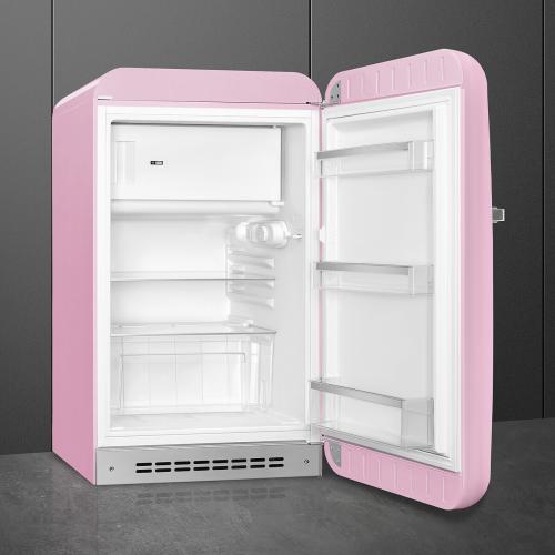 Холодильник 97х54,5 см SMEG 50’s Style FAB10RPK6 розовый