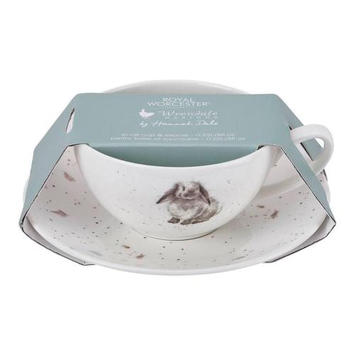 Кофейная пара Кролик 220 мл Royal Worcester Забавная фауна