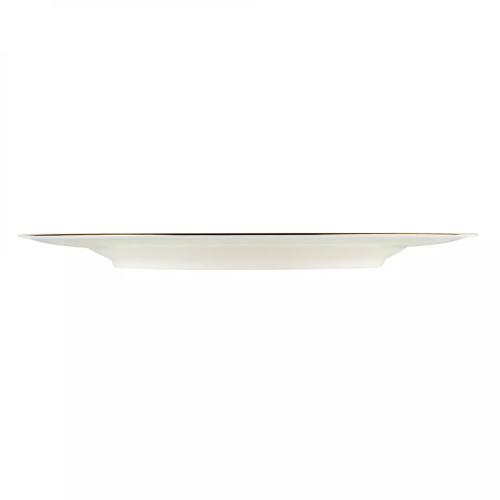 Тарелка обеденная 28 см Noritake Trefolio Gold белая