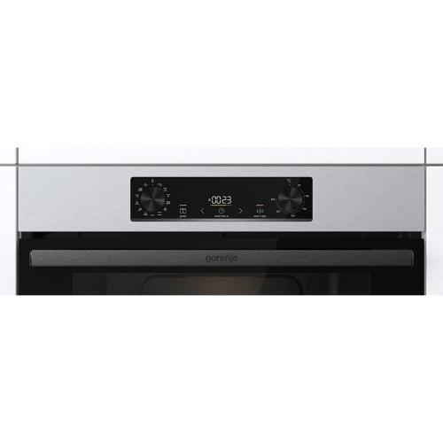 Электрический духовой шкаф 59,5 см Gorenje Essential BOB6737E01X стальной