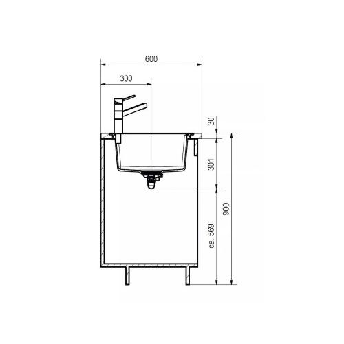 Кухонная мойка 78 см Franke Urban UBG 611-78 белый - 4 фото