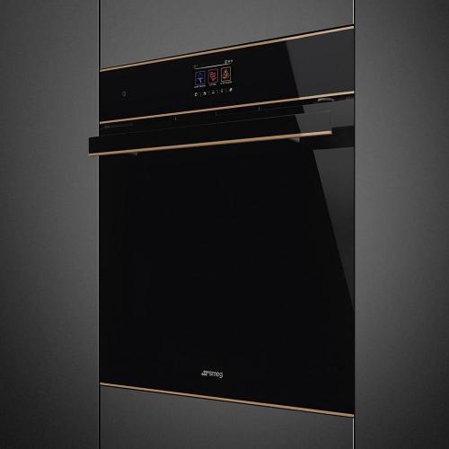 Электрический духовой шкаф 59,7 см Smeg Dolce Stil Novo SOP6604S2PNR черный