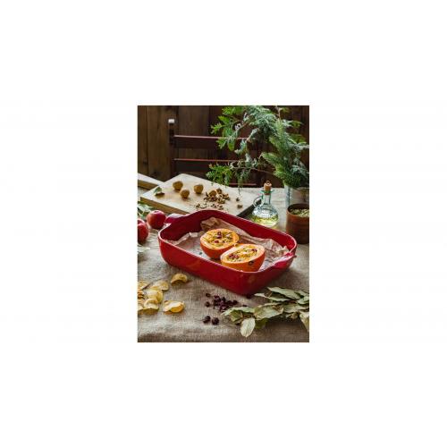 Блюдо для запекания 40,5х27 см Esprit de cuisine Festonne красное