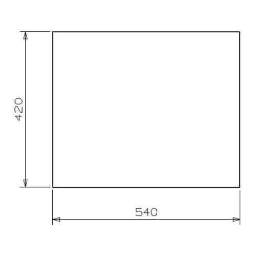 Кухонная мойка 56 см Reginox Elite Ontario L 52x40 Flat Lux OSK полированная нержавеющая сталь