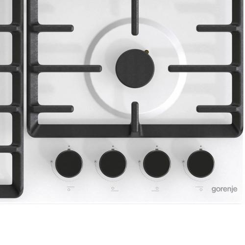 Газовая варочная панель 60 см Gorenje Simplicity GW642SYW белая