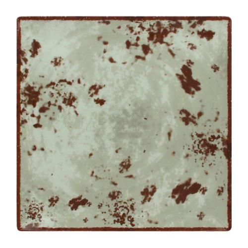 Тарелка RAK Porcelain Peppery квадратная 27*27 см, h 2,6 см, серый цвет